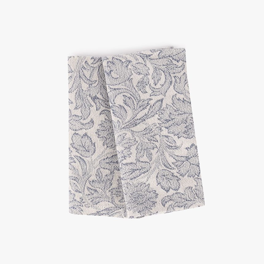 Napkins glossy blue cotton 45x45 cm TIKAL  