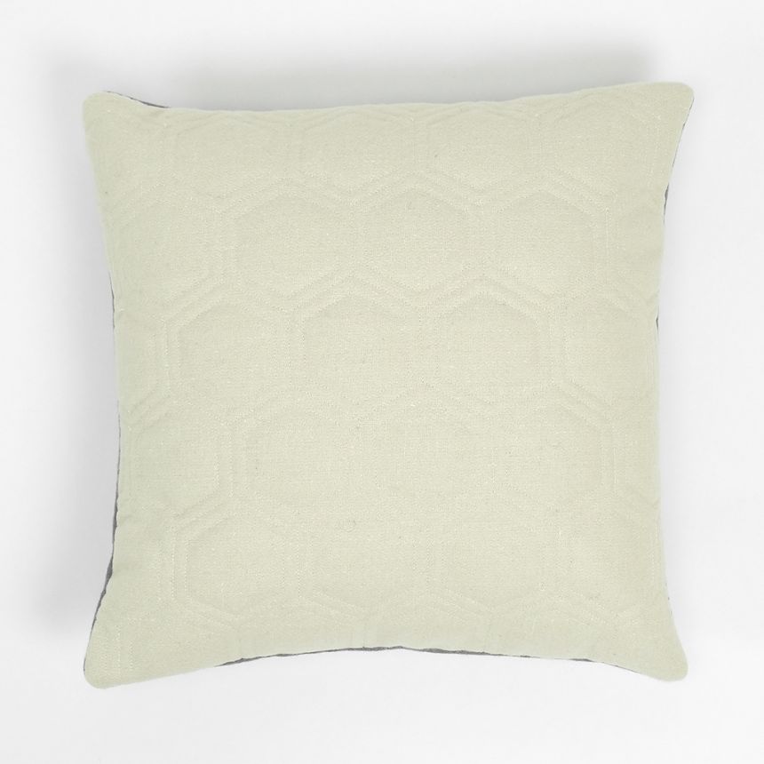 Cushion Cover Alba Natural and Gray 40x40 cm