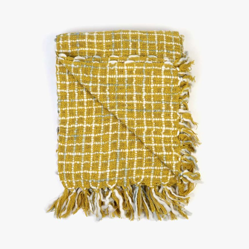 Blanket ocher 125x150 cm 4EVERYDAY