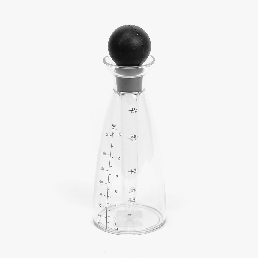 Oil / vinegar acrylic jar with pipette ACRYLIC