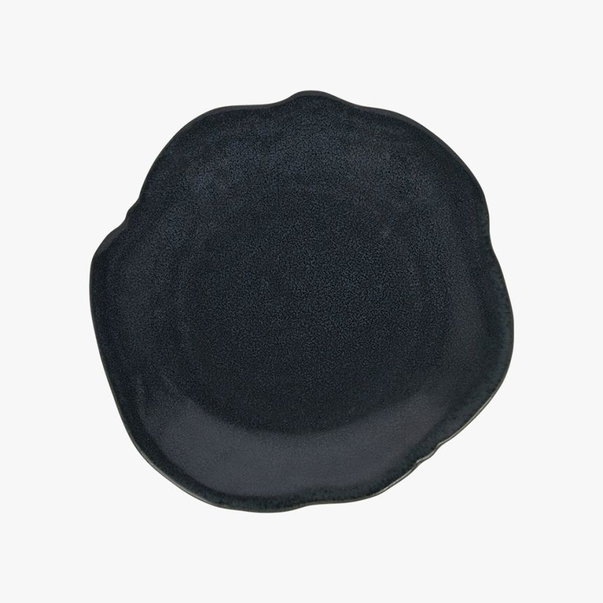 Decorative plate blue 21x20cm MARÉ