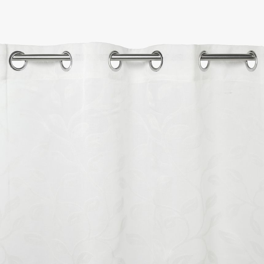 Curtain leaves white 140x270 cm LEAF