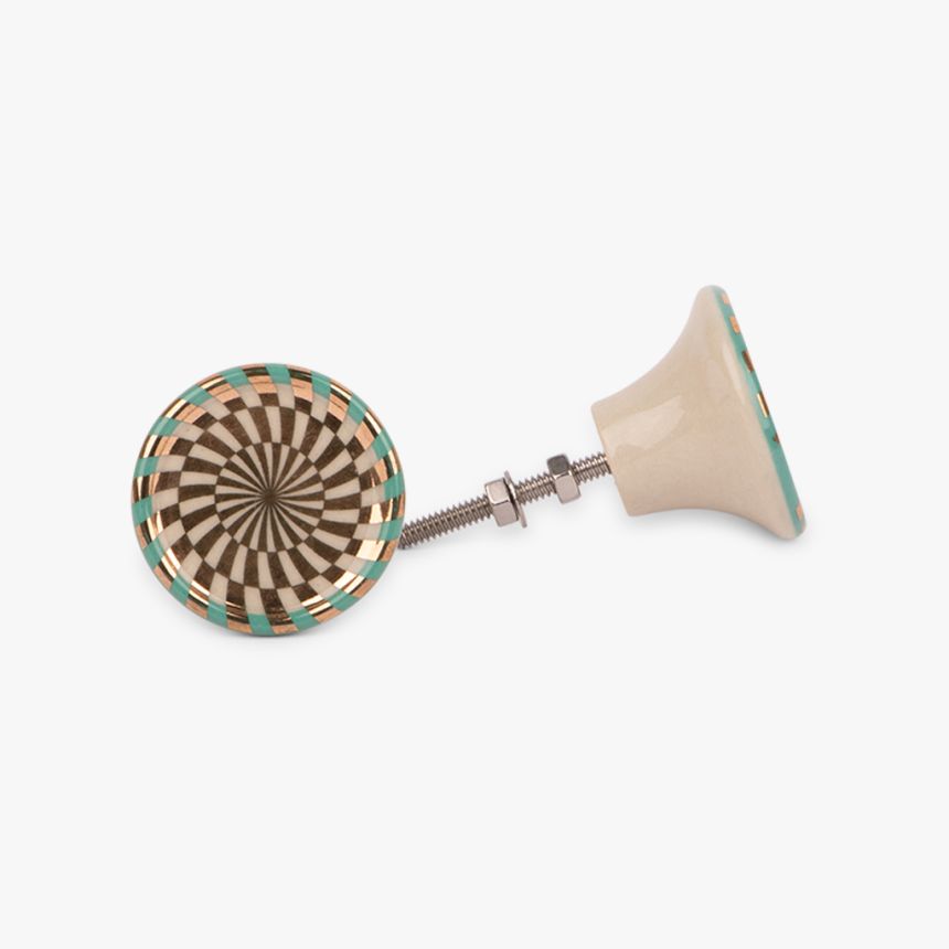 Drawer Knob turquoise THANE