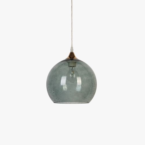 Plafonnier en verre gris NOMAD