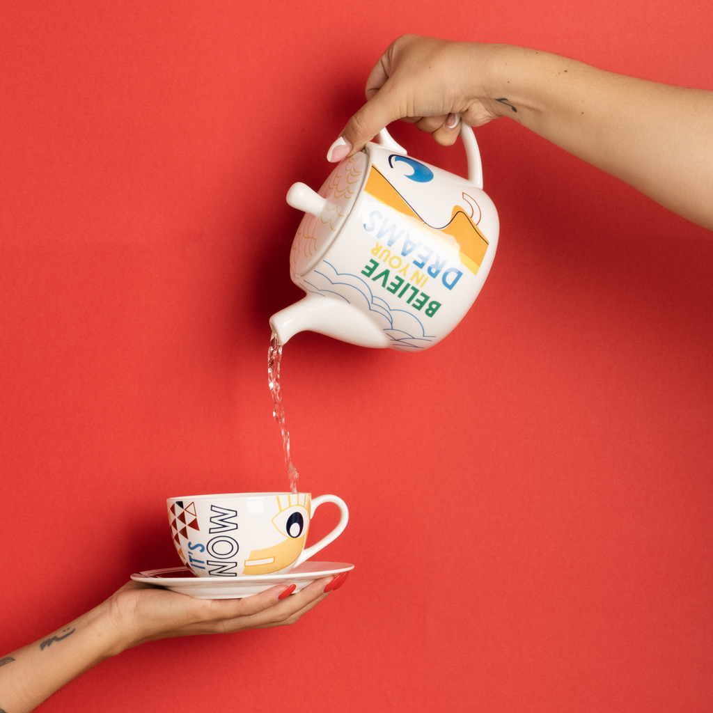 6 Tea Cups RISE UP 